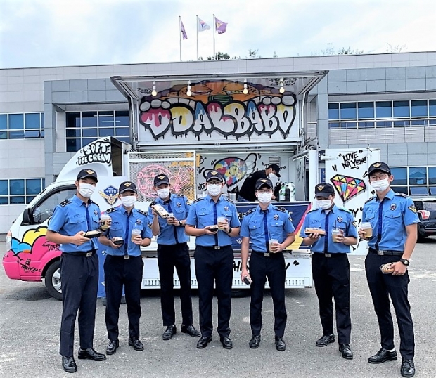 창원해양경찰서, 코로나19 극복 힘내라 의무경찰 행사 가져