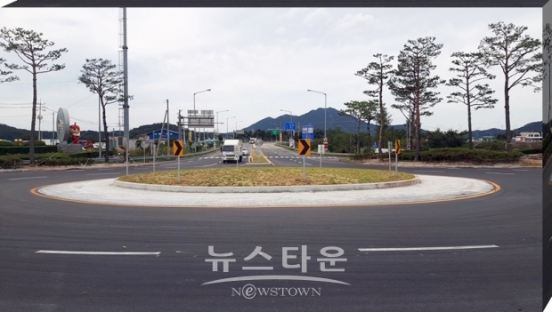 정읍IC 앞 사거리 회전교차로 개통