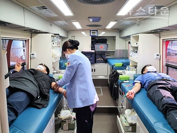 창원해양경찰서, 사랑의 헌혈 행사 가져