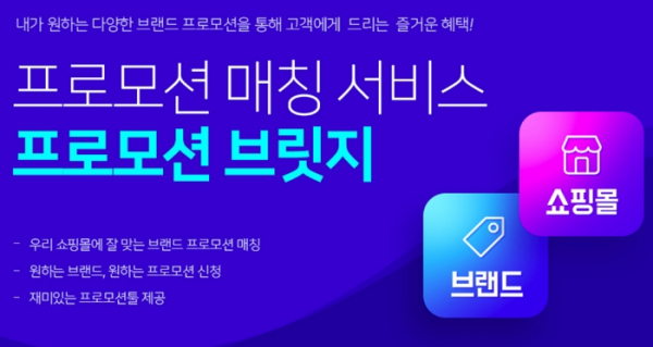 카페24, 온라인몰-기업 공동 마케팅 서비스 프로모션 브릿지 시작