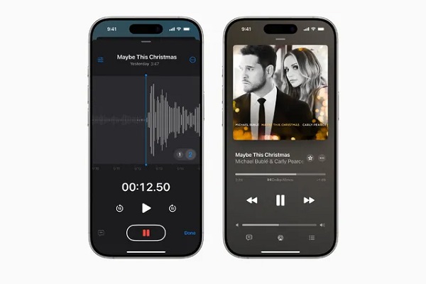 애플 iOS 18.2 업데이트…음성 레이어 녹음 기능 도입