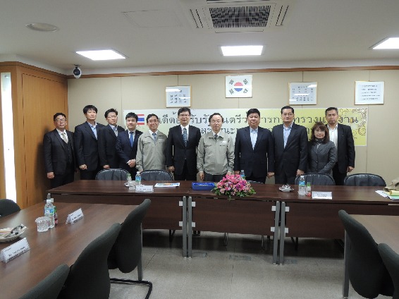 태국 노동부 장관 삼호개발 방문