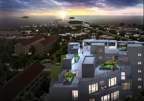 이원 아파트 투시도