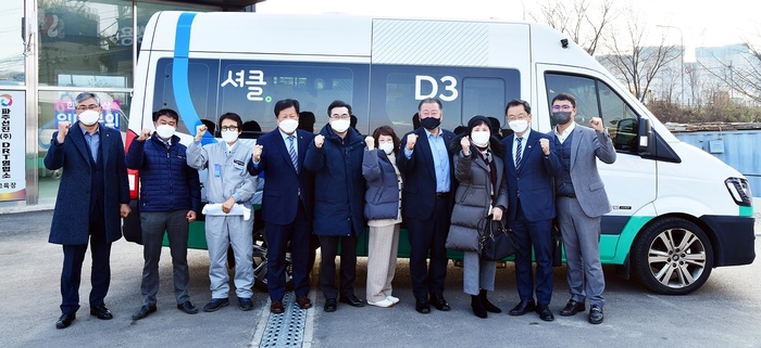 김경일 파주시장, 부르미버스 운수업체 방문해 의견 청취