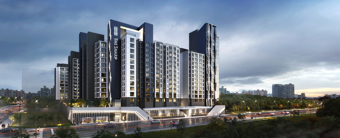 거여4단지 아파트 투시도