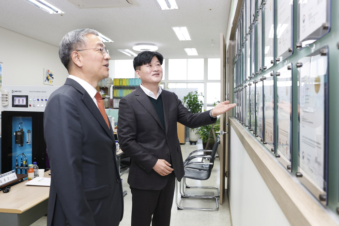 김종호 기보 이사장, ‘엠에스텍’ 현장 방문