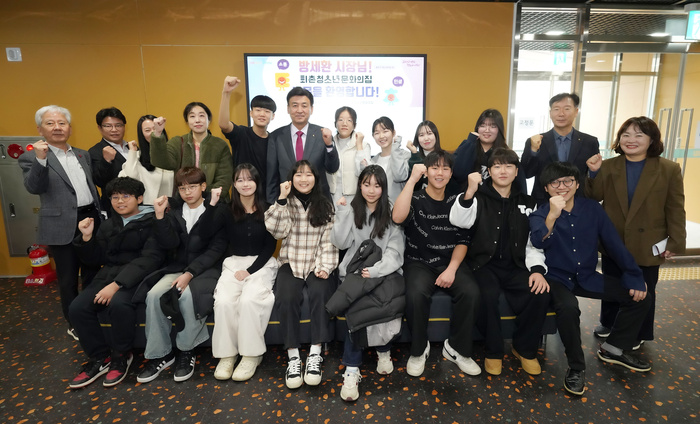방세환 광주시장, 퇴촌 청소년문화의집 찾아 학생 의견 청취