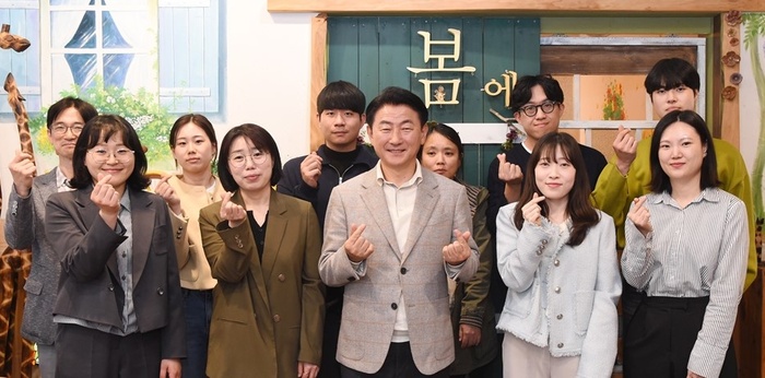 김동근 시장, 흥선권역 직원들과 대화의 시간 가져