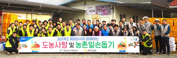 경상북도개발공사 - 경북농협  문경 일대 찾아 농촌 일손돕기 실시
