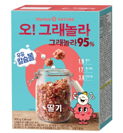 오리온, 마켓오 네이처 ‘오!그래놀라 딸기’ 선봬