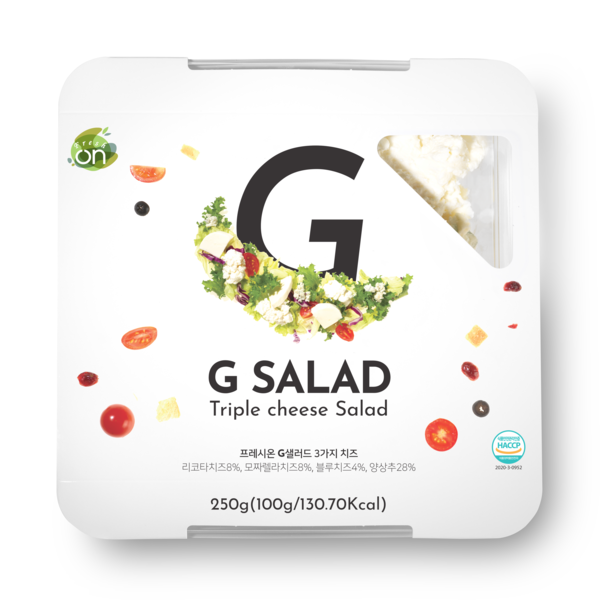 농업회사법인(주)반디 프레시온, HACCP인증 토핑 샐러드 The new G샐러드출시