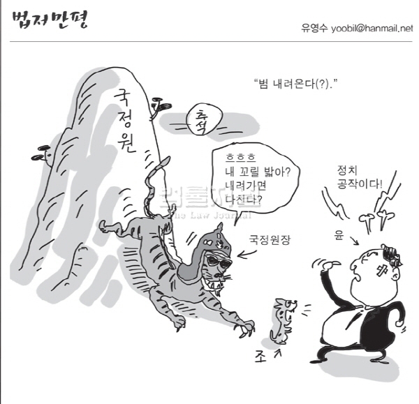 범 내려온다(?)-만평(1156호)