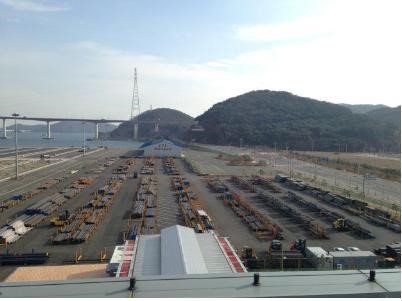 마산 가포신항 개장···연 400만톤 화물 처리