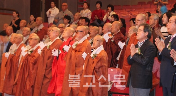 대한호국불교 경남승병단 출범식