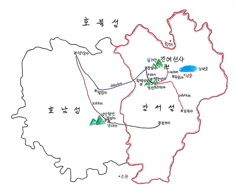 [법지스님의 중국 선종사찰 순례] <19> 강서성 영수현 진여선사