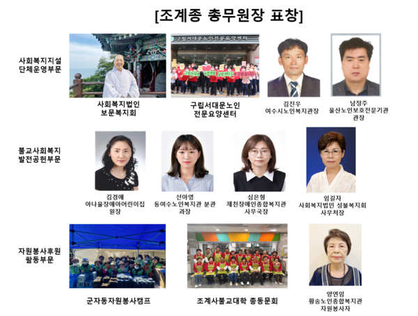 자비·나눔·실천행으로 대한민국 밝힌 불교사회복지 실천가들