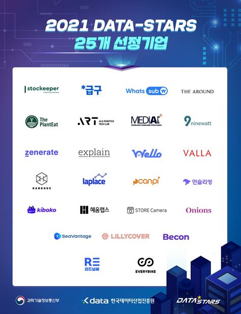 2021 DATA-Stars(데이터 활용 사업화 지원) 사업  성공적인 성과 주목