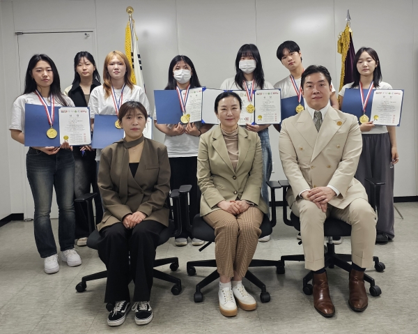 디지털서울문화예술대학교 토탈뷰티아트학과, 제37회 한국휴먼(미용&건강) 올림픽대회 국회의원상 수상