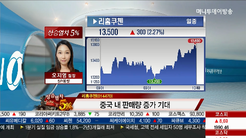리홈쿠첸, 중국 내 판매량 증가 기대
