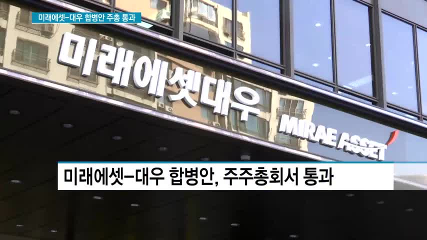 미래에셋-대우 합병안 주총 통과...초대형IB 8조원엔 신중