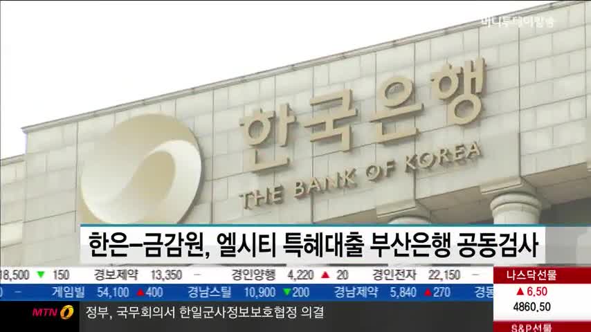 한은-금감원, 엘시티 특혜대출 의혹 관련 부산은행 공동검사