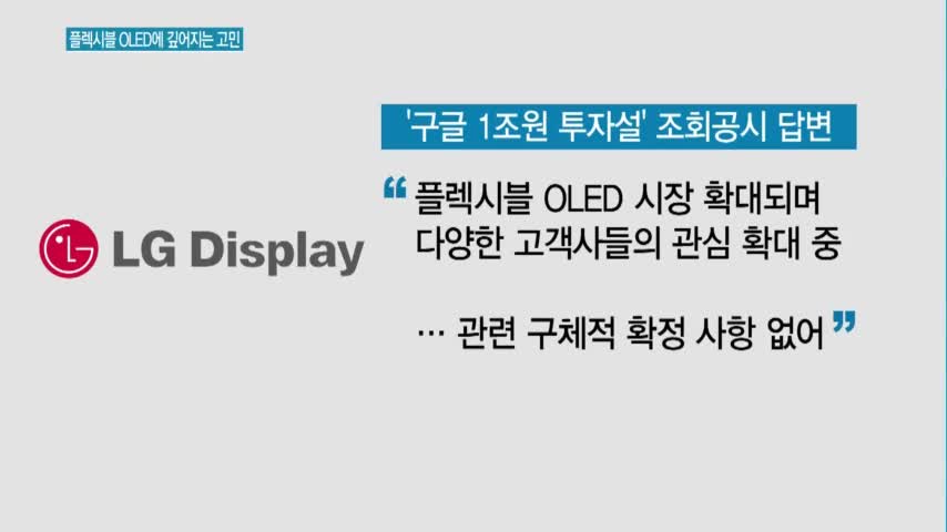 OLED 덕에 몸 값 높아진 LG디스플레이…투자 골든타임 잡아라