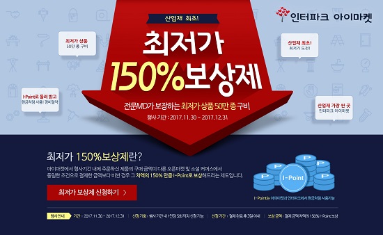 산업재 전문몰 아이마켓, 최저가 150% 보상제 실시
