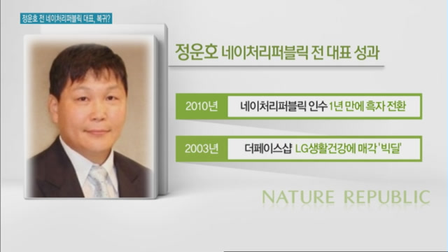 출소 앞둔 정운호 전 네이처리퍼블릭 대표, 복귀 촉각