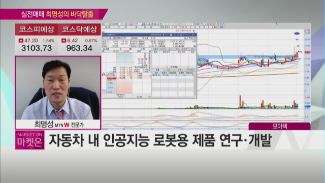 [최명성의 바닥탈출] 자동차용 부품 생산·사업 확대로 실적 개선 예상! 모아텍