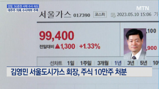 김영민 서울도시가스 회장, SG사태 연루 의혹에도 침묵…검찰 수사여부 주목