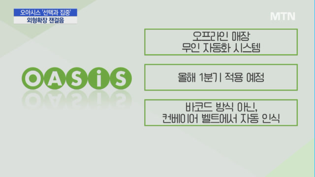 오아시스, 신사업 선택과 집중…외형 확장 잰걸음