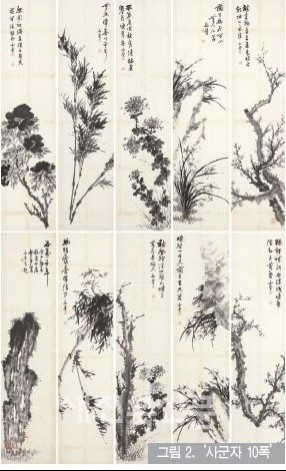 시서화에 능한 삼절…산수-화조-사군자 두각