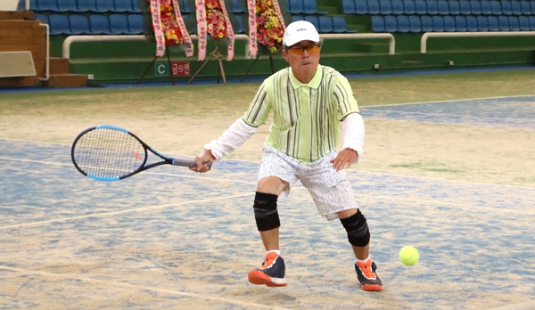 제2회 무주 반딧불 배 전국 이순테니스대회…600명 참가 성황