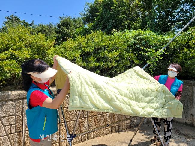 고창군 성내면 지사협, 고창군자원봉사센터와 관동마을 이동 세탁 봉사