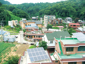 그린빌리지로 친환경도시 실현
