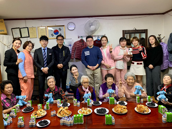 곽생로산부인과-남양유업, 성남 태평동  경로당서 봉사활동