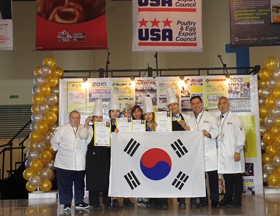 서울호서 호텔제과제빵과 2019 필리핀 커리너컵 챔피언 수상