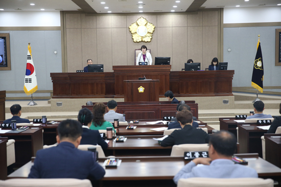 수원시의회 제345회 임시회 9일간 총 25건 처리