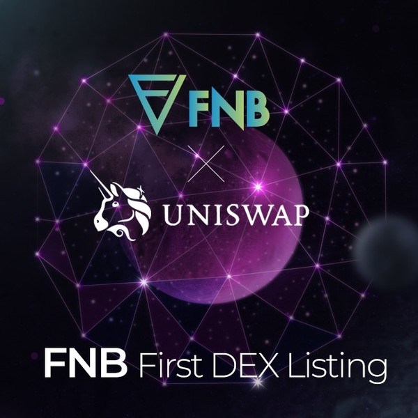 FNB 애프앤비프로토콜, 유니스왑(Uniswap) 거래소 상장