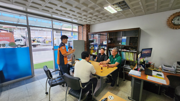 가평소방서, 청평여울시장 화재 점검·안전관리 간담회 가져