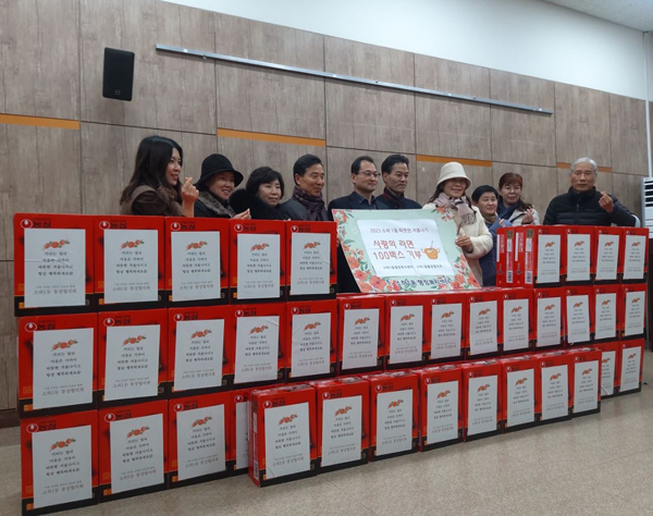 광명 소하1동 통장협, 연말 맞아 취약계층에 라면 100박스 기부