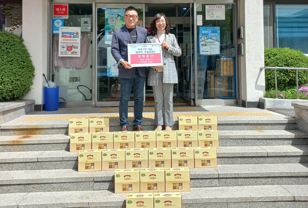 정원축산, 포천 내촌면 이웃사랑 릴레이 잡곡 50박스 기부
