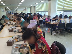 인천중구장애인종합복지관, ㈜비젼식품 후원 삼계탕 데이 진행