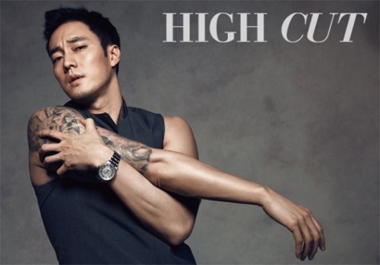 [OBS포토] 소지섭, 터질듯 한 팔뚝 위 섹시 타투 눈길