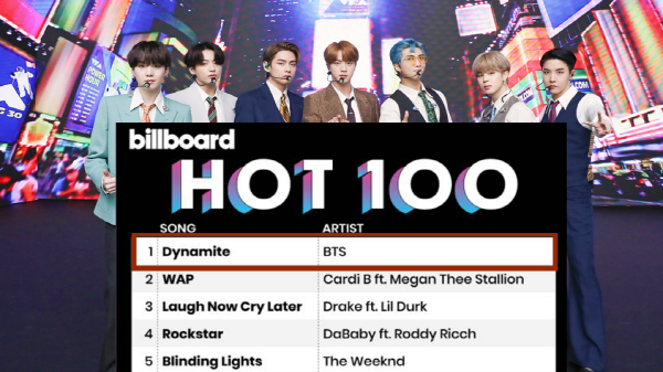 BTS, 빌보드 메인싱글 1위…K팝 새 역사