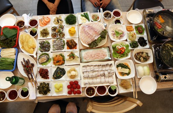 전국5대횟집 사계절횟집 여수 하모샤브샤브와 활어회세트 맛집