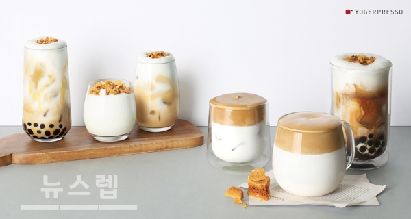 요거프레소, 달고나 시리즈 선두주자로 우뚝…소셜미디어 점령