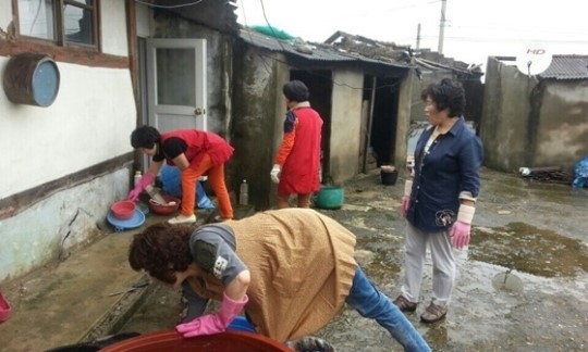 고흥군, 민관 합동 취약계층 사랑나눔 자원봉사