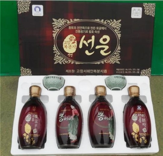고창 복분자주, 中 산동성 수출길