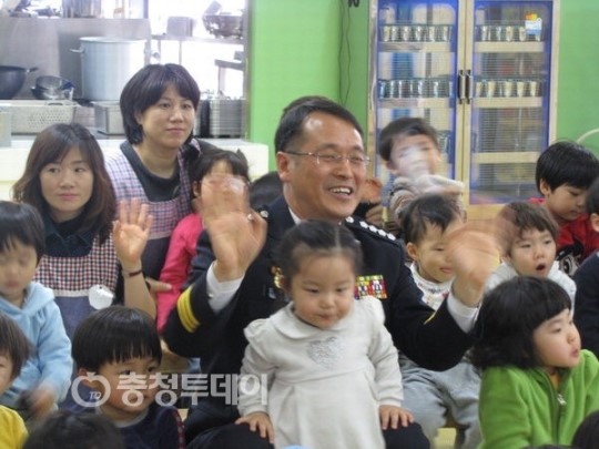 세종경찰서 청사 내 어린이집서 교통사고 예방 교육